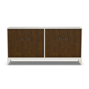 Details Four Door Low Credenza with Tray Drawers