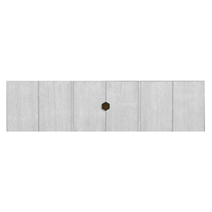 Overlap - Center Set of Two Doors<br>Touch Latch - Outer Door Sets