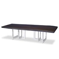 60" Guan Slab Cocktail - Polished Nickel Base