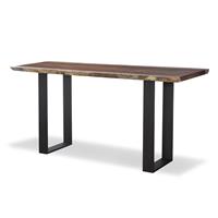 54" Guan Slab Console-oiled Bronze Strap Base