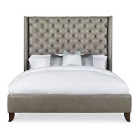 Details Fully Uph Tall H.B. Wing Bed - King 6/6