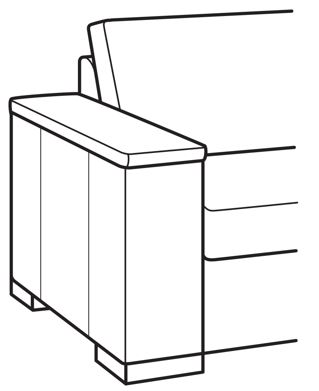 Cap Arm 8 in