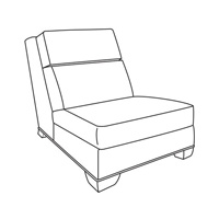 Leatherstone Motion Compatible Armless Chair