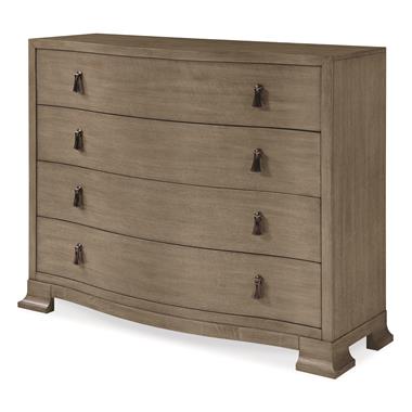 Frasier Serpentine Master Chest - Greige