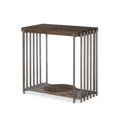 Matthew Accent Table - Brown Rustic