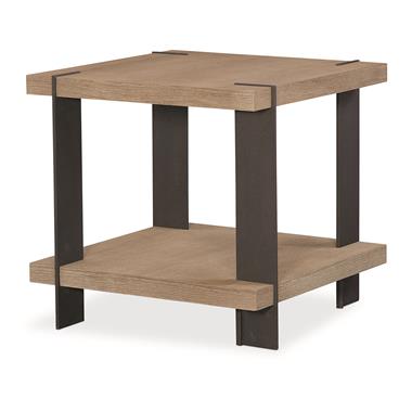 Drake 24" - Choose Your Finish - Low Side Table (Oak) - Bronze